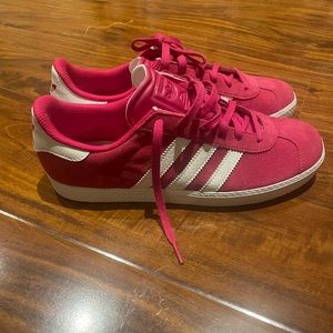 Adidas Gazelle Hot Pink Suede Sneakers Ortholite